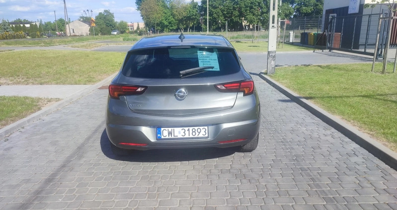 Opel Astra cena 49900 przebieg: 93130, rok produkcji 2016 z Dąbrowa Górnicza małe 172